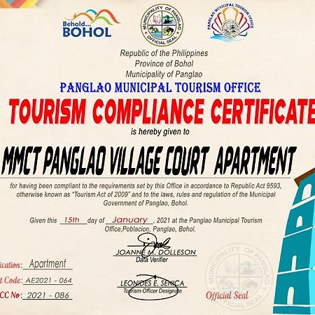 Panglao Village Court Studios Buitenkant foto